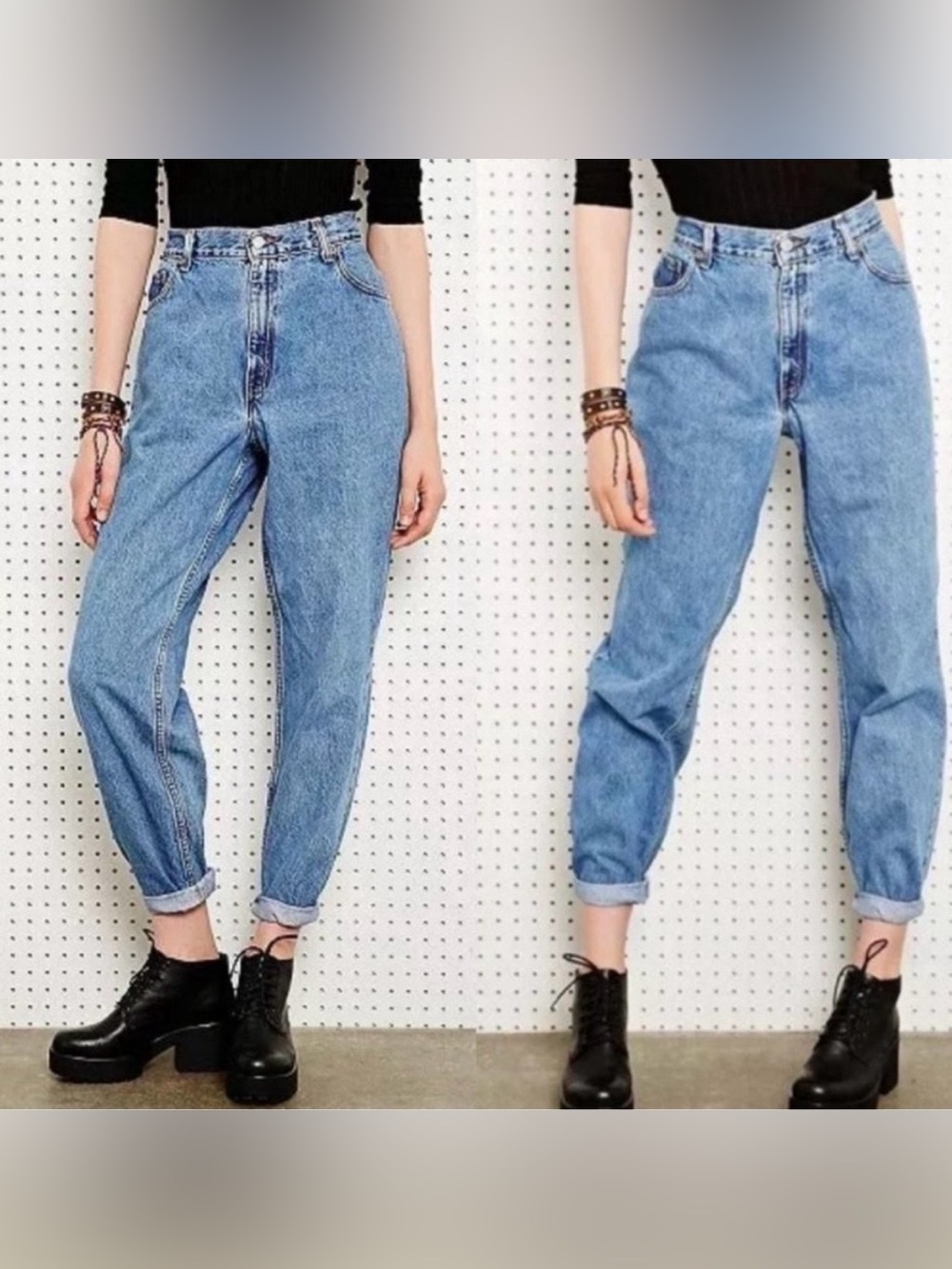 VINTAGE Y2K LEVI’S 550 High Rise Relaxed Fit Tapered Leg Med Wash Jeans Size 20L